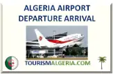ALGERIA AIRPORT DEPARTURE ARRIVAL